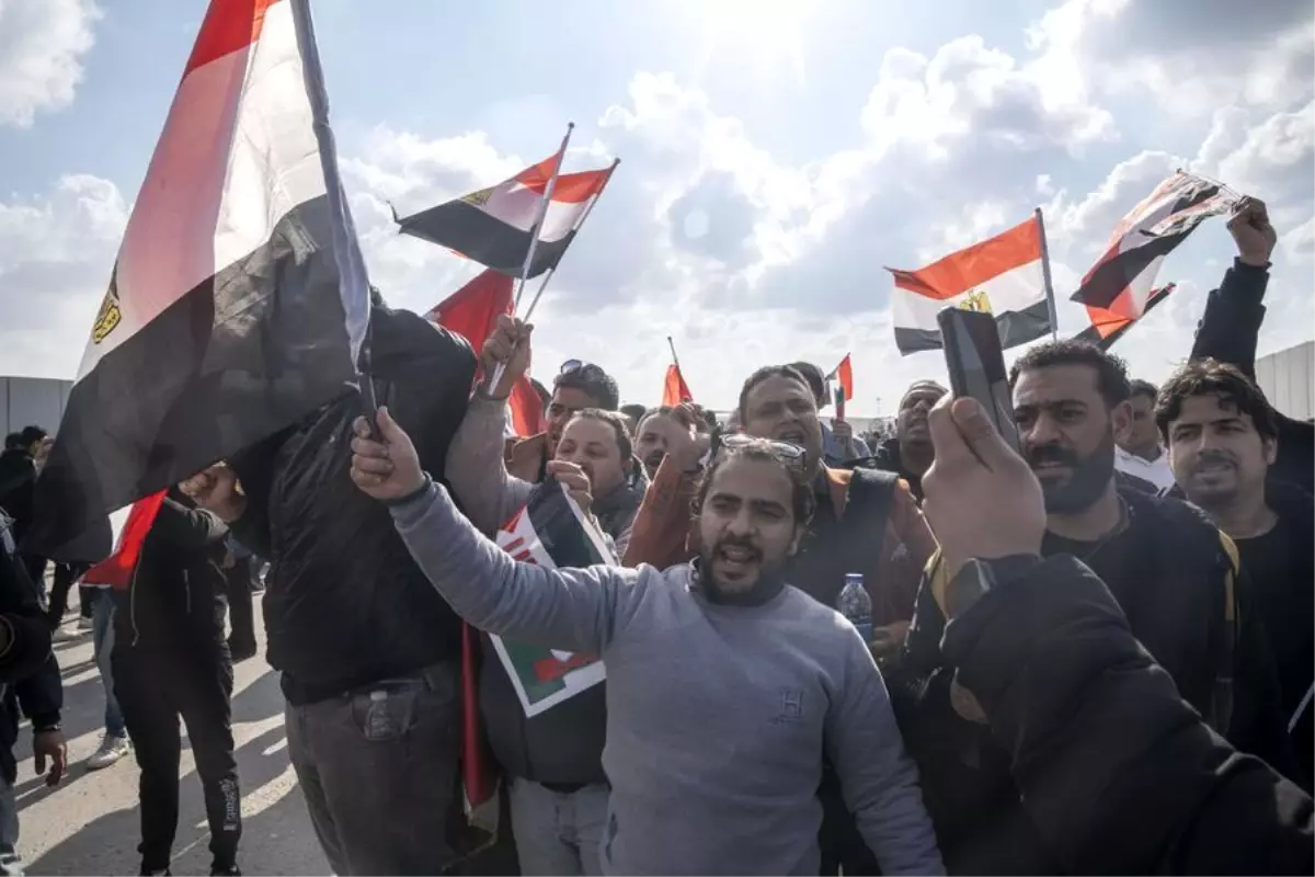 Mısır’da Filistin Protestosu