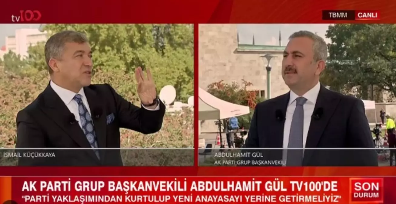 ak parti milletvekili abdulhamit gul tv100de terorsuz turkiye sureci siyaset ustu durumda zbjsBGE3