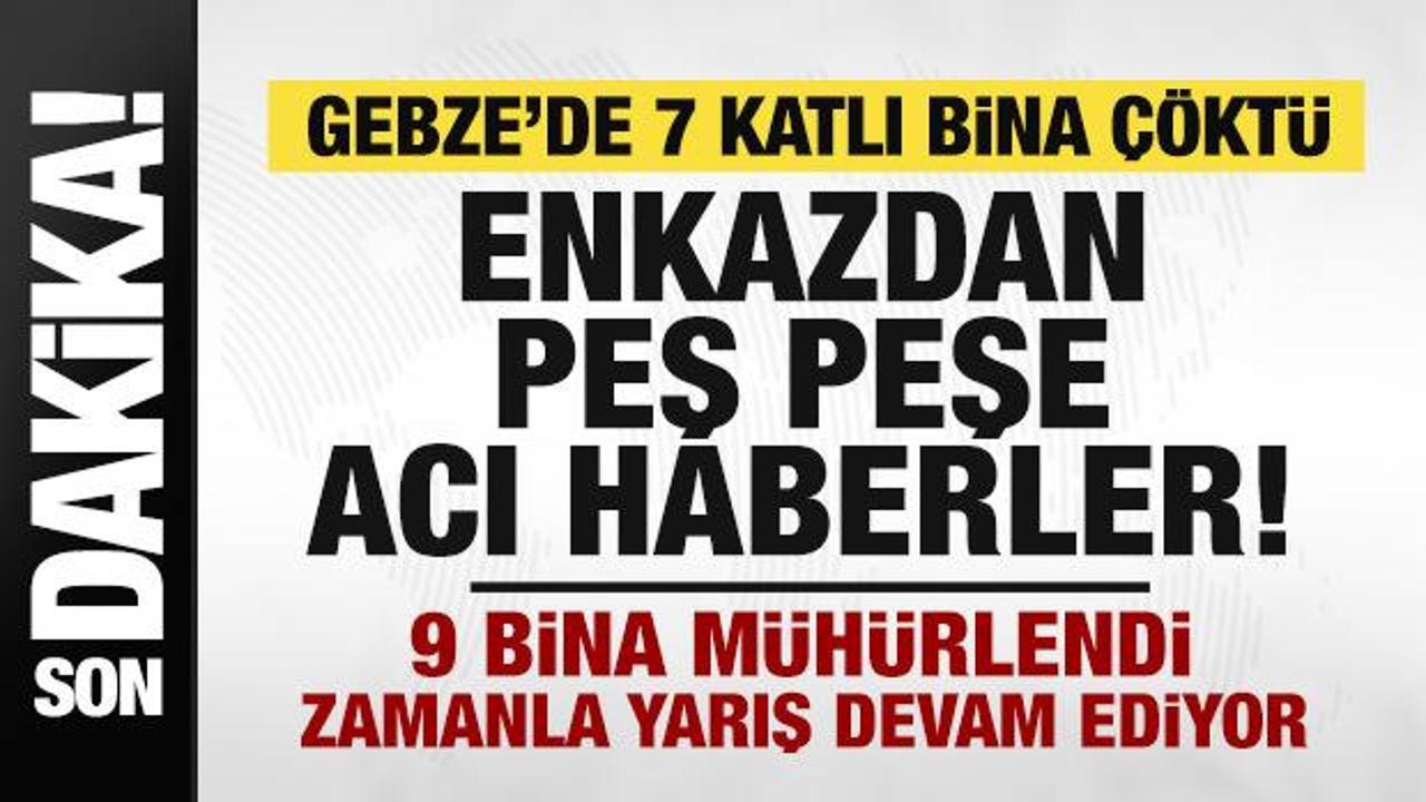son dakika gebzede 7 katli bina coktu aci haberler pes pese geldi V7JMSy4V.jpg
