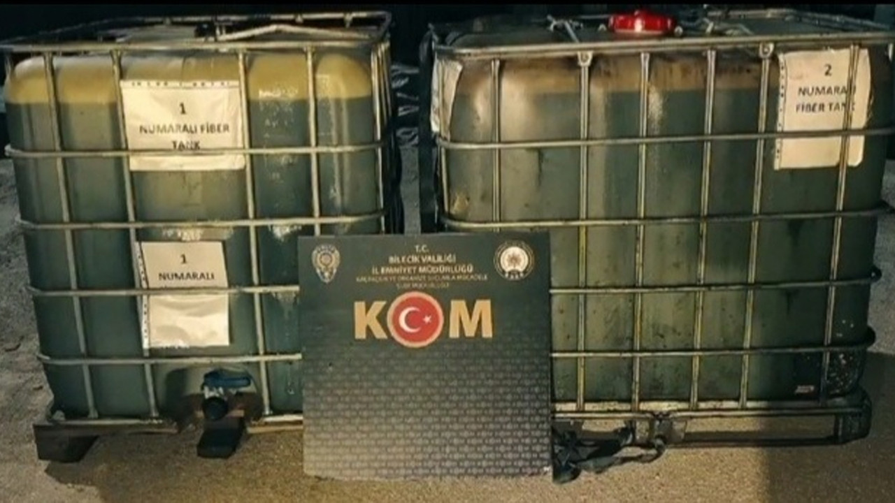 Bilecik’te Kaçak 1.900 Litre Akaryakıt Ele Geçirildi
